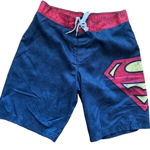 DC Comics Superman Logo men’s swim/ board shorts